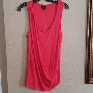 Anthropologie Bright pink sleeveless shirt